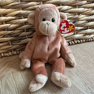 Ty Bongo Monkey Beanie Baby